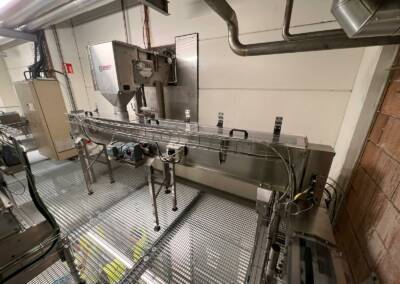 Transfert pneumatique de bouchons La Salvetat